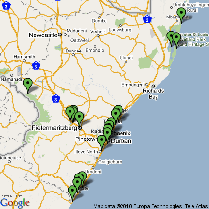 Durban Map