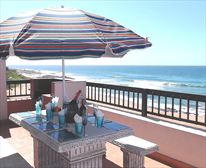 180' Seaview patio with braai/barbeque - 11 Simbalina Beach Penthouse