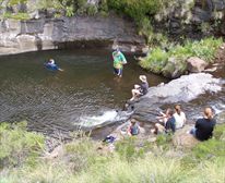 Swimming in rock pools - KINMEL GUEST FARM & LODGE