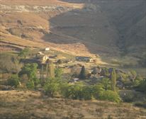 View of Glen Reenen from trail - Glen Reenen Rest Camp